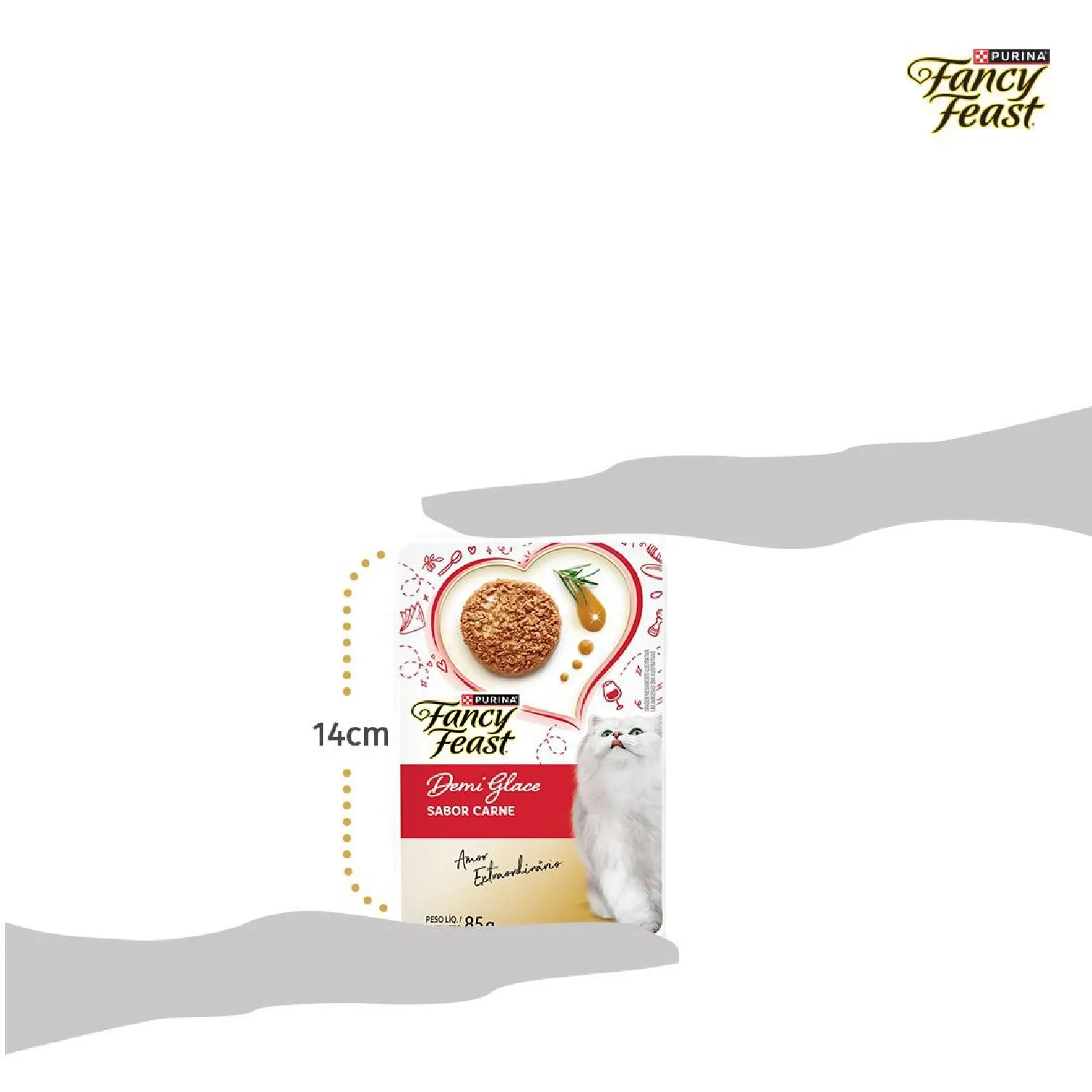 Racao Umida Fancy Feast Demi Glace Carne comprimento da embalagem-05